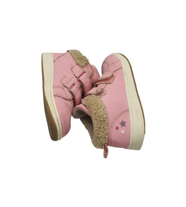 Adidasi copii Lilly & Dan 29, imitatie de piele, roz - imagine 4