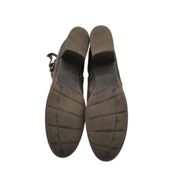 Botine dama Marco Tozzi 40, imitatie de piele, material textil, bej - imagine 5