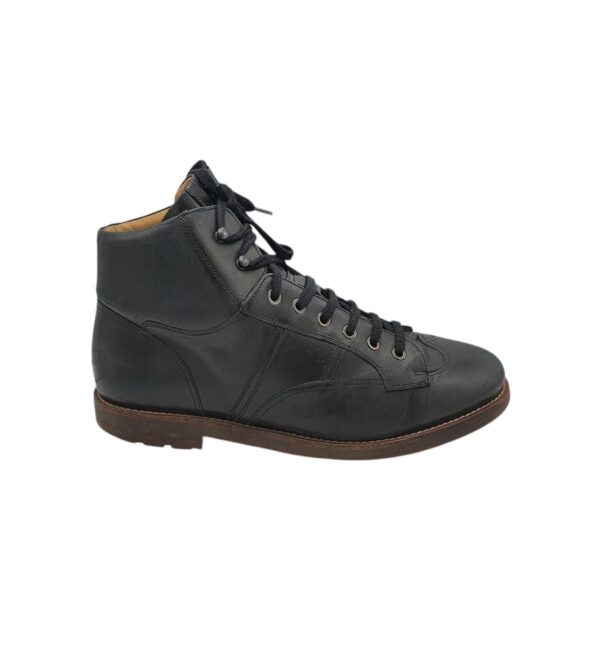 Ghete barbati Rottler 44.5, piele, negru - imagine 1