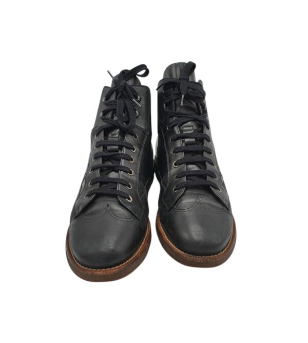 Ghete barbati Rottler 44.5, piele, negru - imagine 3