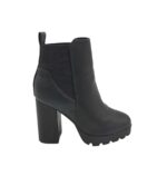 Botine dama Primark 38, imitatie de piele, negru