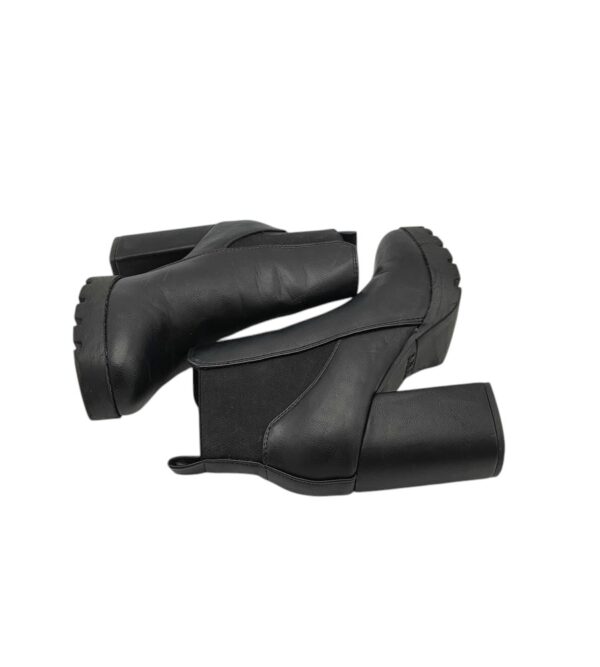 Botine dama Primark 38, imitatie de piele, negru - imagine 4