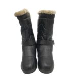 Cizme dama Softlites 39, imitatie de piele, negru, imblanite - imagine 3