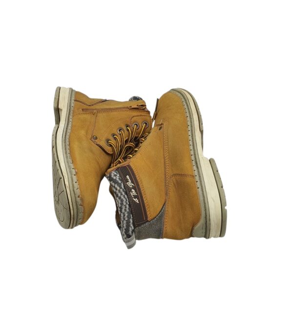 Ghete dama Young Spirit 35, imitatie de piele, maro - imagine 4