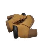 Ghete dama 36, imitatie de piele, maro - imagine 4