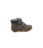 Ghete copii Pepino 25, piele, gri, imblanite
