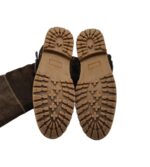 Cizme dama Tamaris 42, piele intoarsa, maro, imblanite - imagine 5