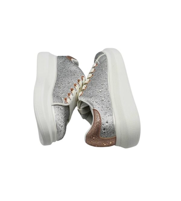 Adidasi dama Nine West 37, material textil, gri - imagine 4