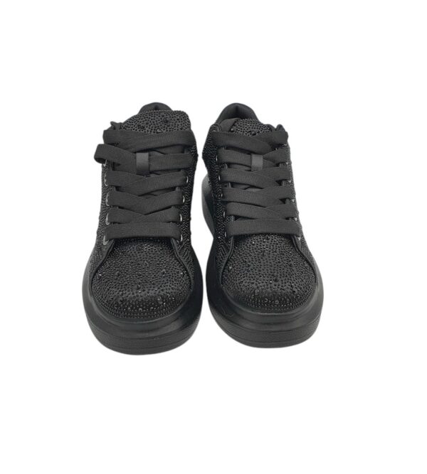 Adidasi dama Nine West 37, material textil, negru - imagine 3