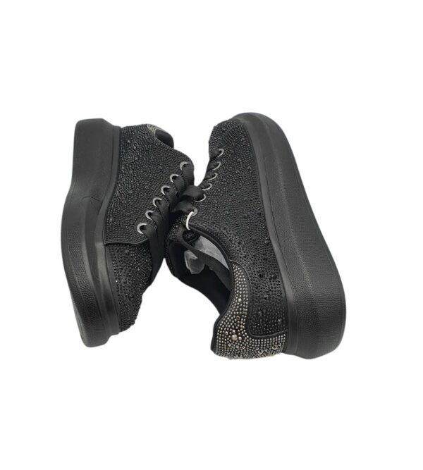 Adidasi dama Nine West 37, material textil, negru - imagine 4