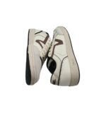 Adidasi barbati Vans 41, piele, imitatie de piele, alb - imagine 4