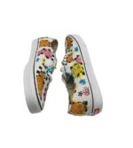 Tenisi dama Vans 44, material textil, alb multicolor - imagine 4