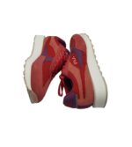 Adidasi dama Fila 39, material textil, piele intoarsa, rosu - imagine 4
