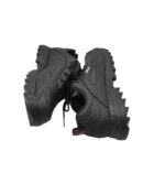 Adidasi dama FIla 40, imitatie de piele , negru - imagine 4