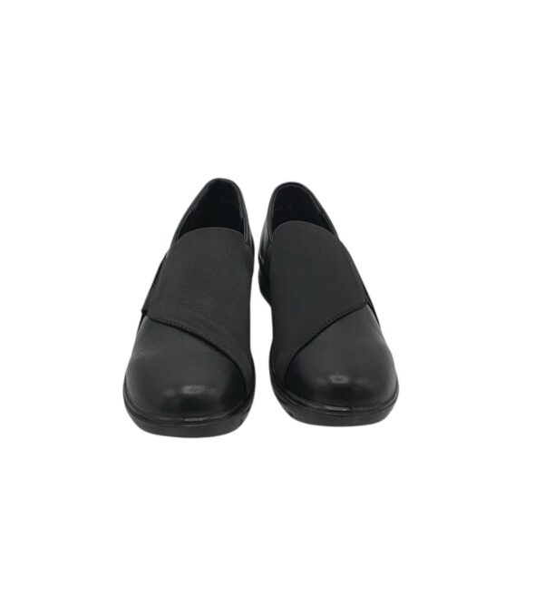 Pantofi dama Go Soft 36, piele, material textil, negru - imagine 3