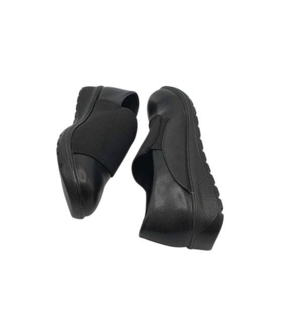 Pantofi dama Go Soft 36, piele, material textil, negru - imagine 4