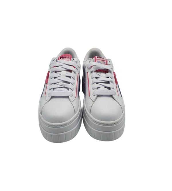 Adidasi dama Puma 36, imitatie de piele, alb - imagine 3