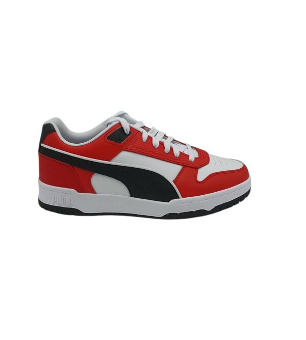 Adidasi barbati Puma 45, piele, imitatie de piele, alb roz - imagine 1