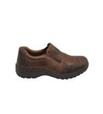 Pantofi barbati Rieker 45, piele, maro negru