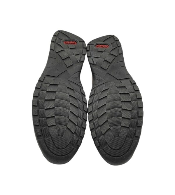 Pantofi barbati Rieker 45, piele, maro negru - imagine 5