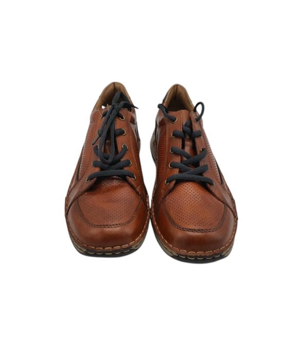 Mocasini/pantofi barbati Rieker , piele, maro - imagine 3
