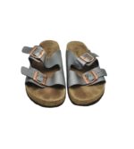 Saboti dama Blue Motion 40, imitatie de piele, gri - imagine 3