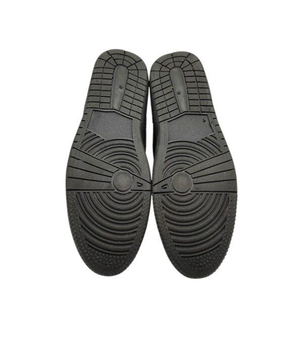 Ghete barbati 41, material textil, imitatie de piele, negru - imagine 5
