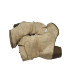 Cizme dama Colosseum 38, material textil, bej - imagine 4