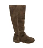 Cizme dama Rieker 41, imitatie de piele, maro, imblanite