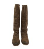 Cizme dama Rieker 41, imitatie de piele, maro, imblanite - imagine 3