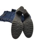 Cizme dama Graceland 40, material textil, albastru - imagine 5