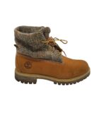 Ghete barbati Timberland 44, piele, material textil, maro