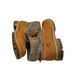 Ghete barbati Timberland 44, piele, material textil, maro - imagine 4