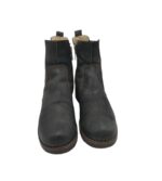 Botine dama 39, piele, negru - imagine 3