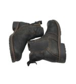 Botine dama 39, piele, negru - imagine 4