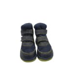 Ghete copii 27, imitatie de piele, material textil, albastru - imagine 3