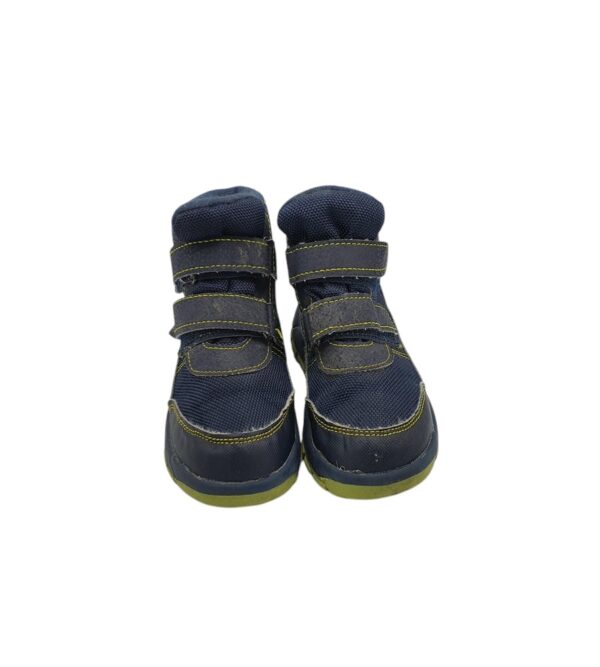 Ghete copii 27, imitatie de piele, material textil, albastru - imagine 3