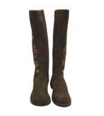 Cizme dama Tamico 38, piele intoarsa, maro - imagine 3