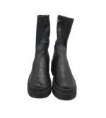 Cizme dama M&S 39, imitatie de piele, negru - imagine 3