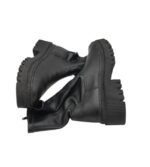 Cizme dama M&S 39, imitatie de piele, negru - imagine 4