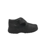 Ghete barbati 42, piele, negru, imblanite