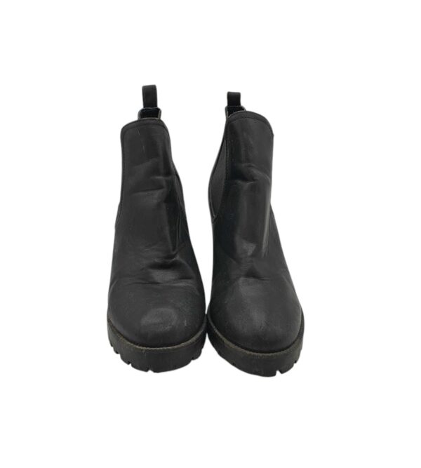 Botine dama Red Herring 39, imitatie de piele, negru - imagine 3