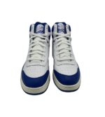 Adidasi barbati Reebok BB, piele, material textil, alb albastru - imagine 3