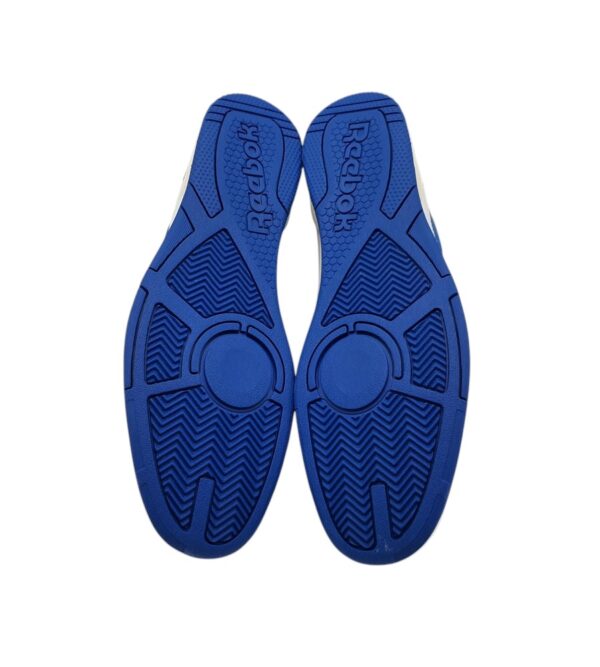 Adidasi barbati Reebok BB, piele, material textil, alb albastru - imagine 5