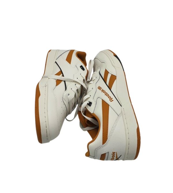 Adidasi barbati Reebok BB 4000 43, piele, imitatie de piele, alb maro - imagine 4