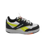 Adidasi barbati Reebok BB 4000 43, piele, imitatie de piele, alb negru