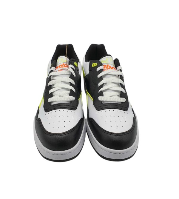 Adidasi barbati Reebok BB 4000 43, piele, imitatie de piele, alb negru - imagine 3