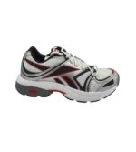 Adidasi barbati Reebok  42.5, material textil, imitatie de piele , alb gri