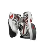 Adidasi barbati Reebok  42.5, material textil, imitatie de piele , alb gri - imagine 4