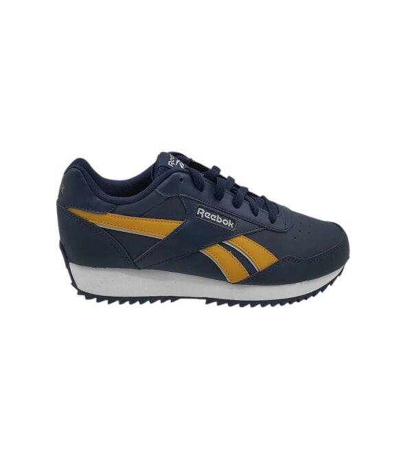 Adidasi barbati Reebok Rewind R 40.5, material textil, imitatie de piele , albastru - imagine 1